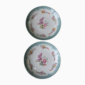 Felspar Floral Porcelain Plates from Minton & Boyle, Set of 2