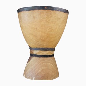 Large African Wooden Mortar