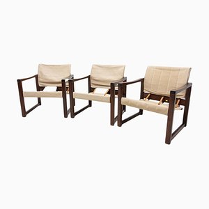 Safari Chairs by Karin Mobring for Ikea, 1980s, Set of 3