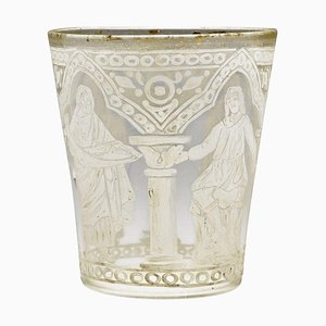 Beaker Blown Glass with Decoration of Classical Scenes attributed to Salviati, 1890s