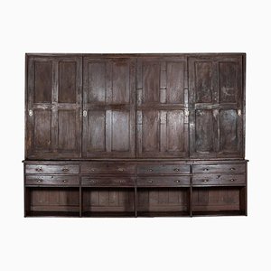19th Century English Pine Haberdashery Cabinet