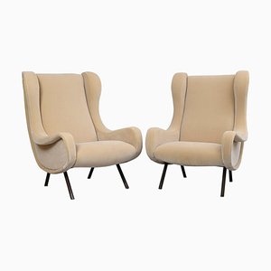 Senior Armchairs attributed to Marco Zanuso for Arflex, 1950, Set of 2