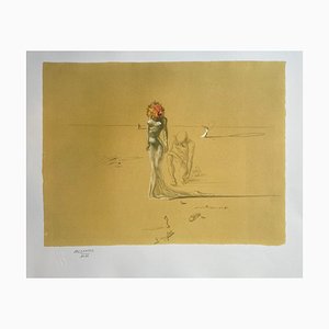 Salvador Dali, Femme à tête de Roses, 1969, Litografía