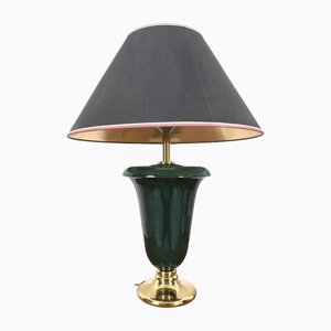 Brass and Ceramic Table Lamp