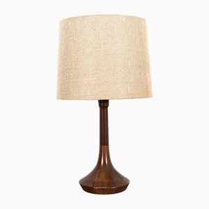 Table Lamp with Teak Base