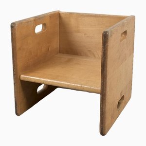 Vintage Kinderstuhl aus Holz