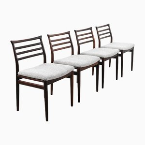 Rosewood Chairs by Erling Torvits, Set of 4