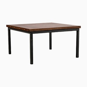 Wengé Coffee Table with Metal Frame