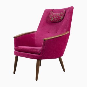 Teak & Fabric Armchair from Bovenkamp