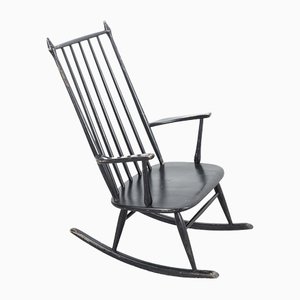 Rocking Chair Scandinave Noir