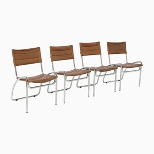 Lira Chairs by Gae Aulenti for Elam, 1950s, Set of 4