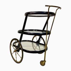 Chariot de Bar ou Chariot de Bar Laqué, Italie, 1950s