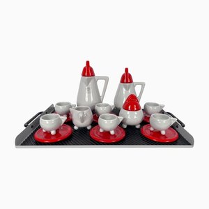 Set da caffè in ceramica di MAS Italy, anni '80, set di 11