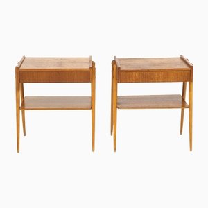 Teak Bedside Tables from Carlström, Sweden, 1960s, Set of 2