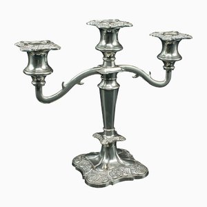 Antique Victorian Silver Plated Candelabra, 1890s