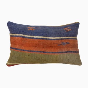 Cottage Decor Kilim Lumbar Cushion Cover
