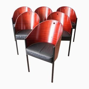Costes Chairs by Philippe Starck for Driade, 1980s, Set of 6