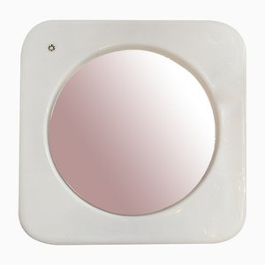 Mirror with Backlit Frame from Leucos, Italy, 1970s