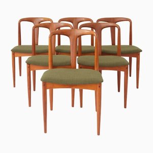 Vintage Model Juliane Chairs by Johannes Andersen, Denmark, 1960s, Set of 6