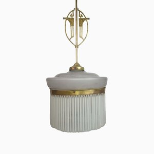 Art Deco Kristalllampe, 1890er