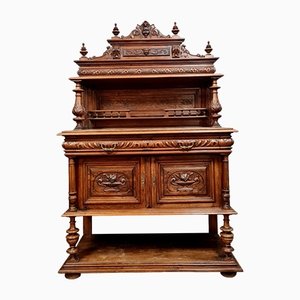 Renaissance Sideboard from a Hunting Lodge in Walnut, 1850s