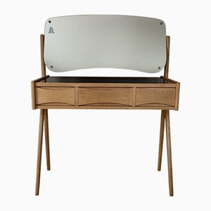 Make-Up Table attributed to Arne Vodder with Mirror and Three Drawers, 1960s