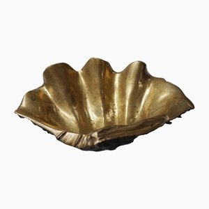 Mid-Century Bronze Clam Shell, 1960s