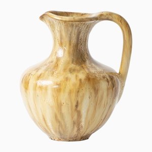 Handmade Pottery Jug by Achille Petrus, 1930s