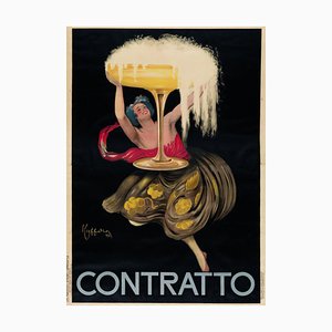 French Advertising Poster by Leonetto Cappiello for Contratto, 1922
