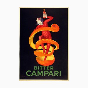 Italienisches Werbeposter von Leonetto Cappiello für Bitter Campari, 1921