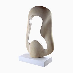 Sculpture Infinty, Silvered Basswood, M.Treml, Austria, 2021