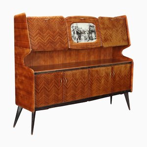Rosewood Sideboard, Italy, 1950s
