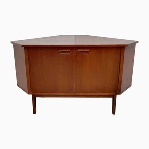 Mueble esquinero vintage de estilo danés, años 60