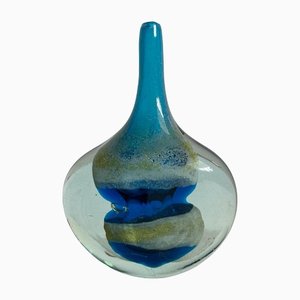 Blaue Fisch Vase von Mdina