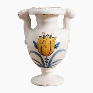 Vase d'Autel en Faïence de Nevers, 17ème Siècle