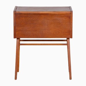 Table d'Appoint Mid-Century en Chêne, République Tchèque, 1950s