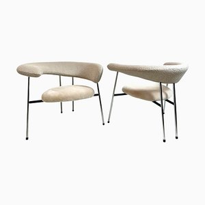 Set of Divi Divi Armchairs in Sheepskin from Leolux, 1988