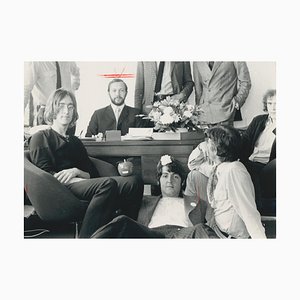 Henry Grossman, The Beatles, Office, Black and White Photograph, 20,7 X 25,4 Cm 1970s