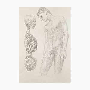 Anthony Roaland, Confrontation, Dessin au Crayon, 1989