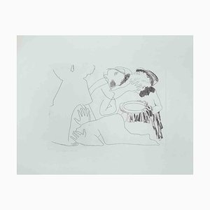 Nino Pedone, The Offer, Etching by Nino Pedone, Late 20th Century, Etching