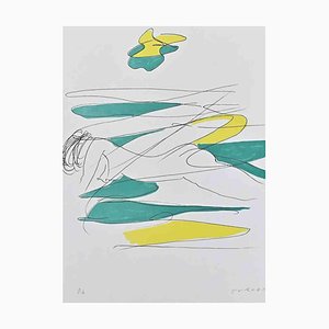 Giulio Turcato, Abstract Composition, 1970er, Lithographie