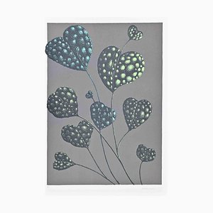 Renzo Margonari, Fioritura Del Tuttocuore, Lithographie, 1976