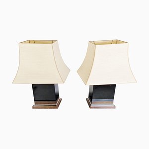 Table Lamps attributed to Jean Claude Mahey, 1970s, Set of 2