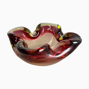 Large Murano Glass Bowl or Ashtray, Italy, 1970s