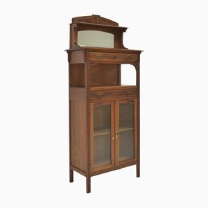 Small Art Nouveau Showcase Cabinet