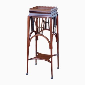 Edwardianischer Jugendstil Mahagoni Jardiniere Ständer