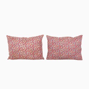 Vintage Set Pink Caucasian Cushion Covers, Mid-20th Century, Set of 2