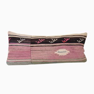 Vintage Wool Pink Rustic Bedding Cushion Cover