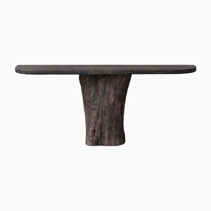 French Ebonised Wood Console Table