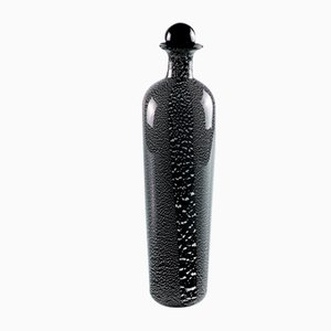 Bottiglia in vetro di Murano con dettagli in argento di Ghisetti, Italia